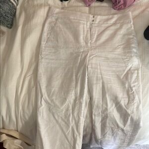 J. Crew White Ankle Cropped Jeans Versatile Style